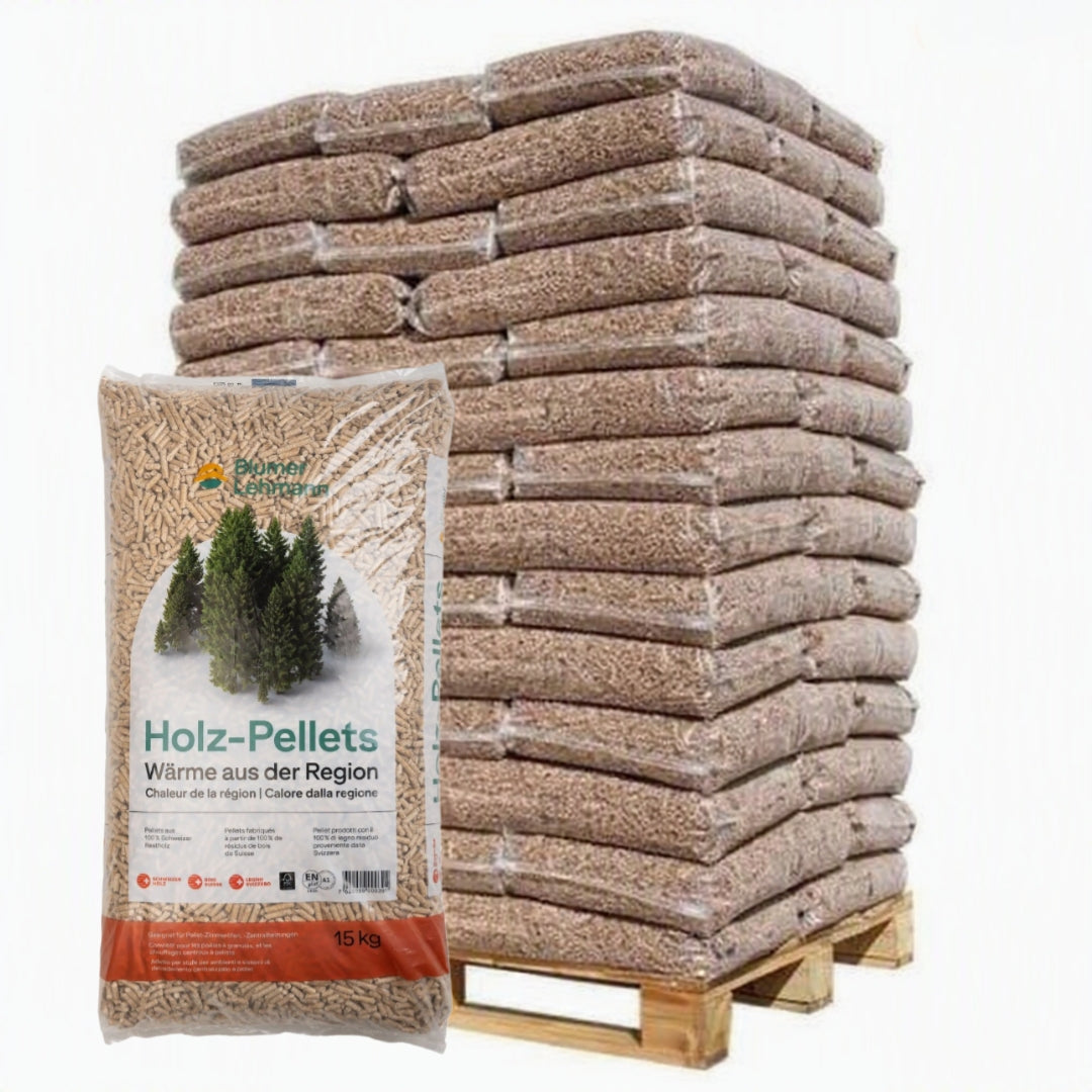 Blumer Lehmann Pellets CH – Palette de 66 sacs de 15 kg