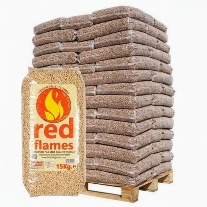 Red Flames –Palette de 66 sacs de 15 kg