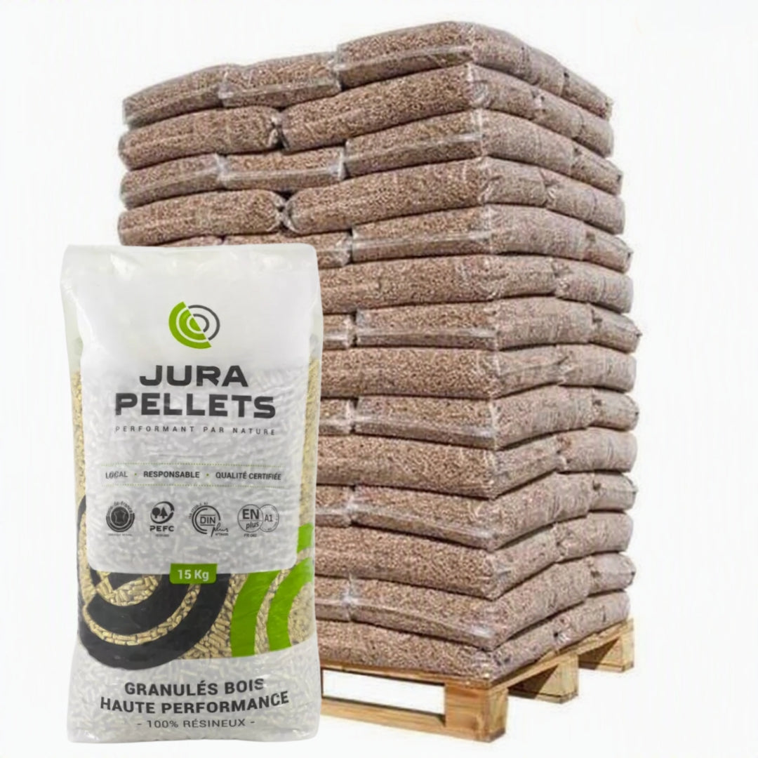 JURA PELLETS – Palette 66 sacs de 15 kg