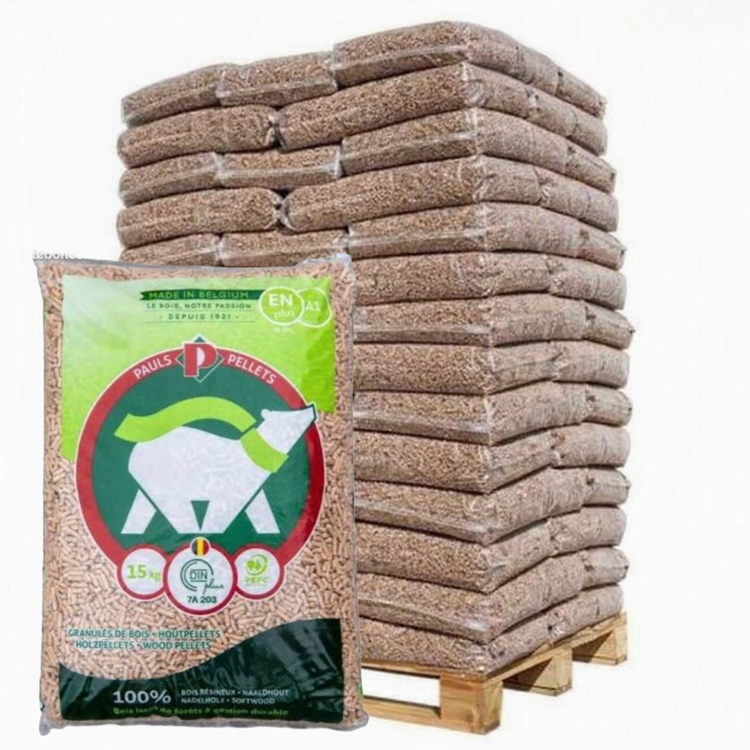 Pellet de BOIS PAULS– Palette de 104 sacs de 10kg