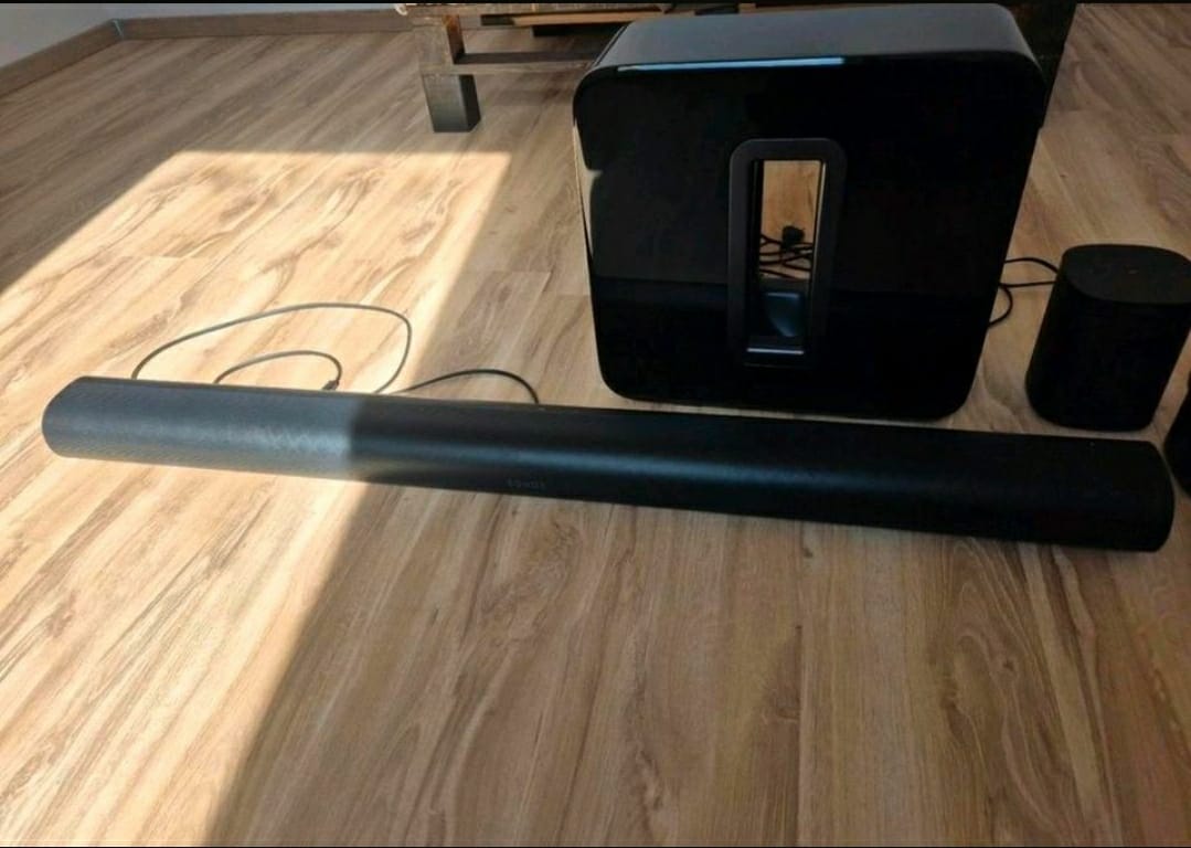Sonos–Système home cinéma Sonos Arc : barre de son, haut-parleurs, caisson de basses, 2e génération